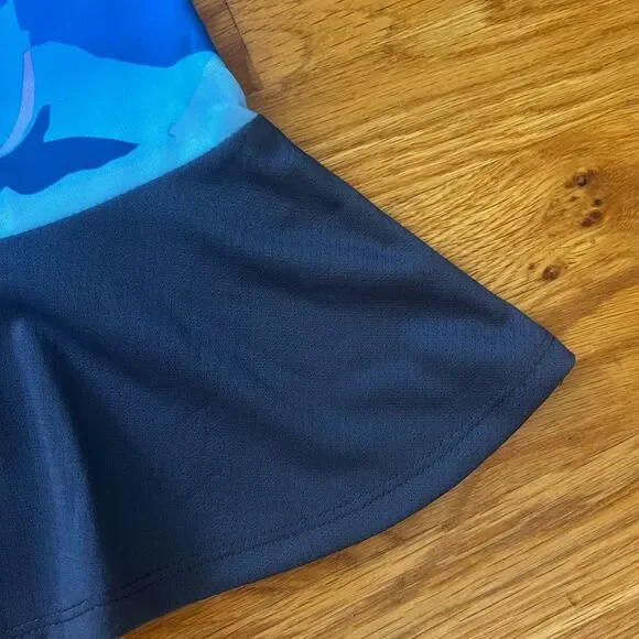 Callaway Opti-Dri Golf Dress Sleeveless Abstract Gradient Print Blue Small NWT - Picture 3 of 14